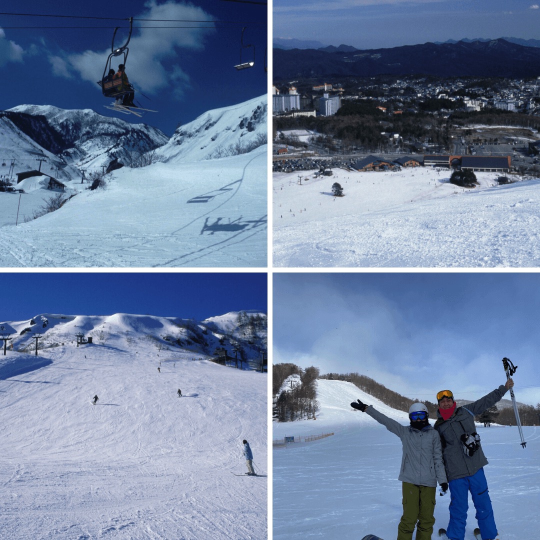 There is also a small ski resort in Kusatsu Onsen. The mountain is not big but suited to beginners and intermediates and worth a fun session.