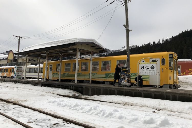 Ani train station